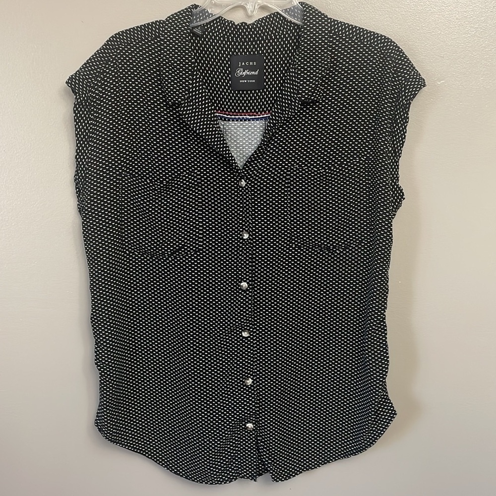 Jachs Girlfriend Top women’s size Large preppy button up